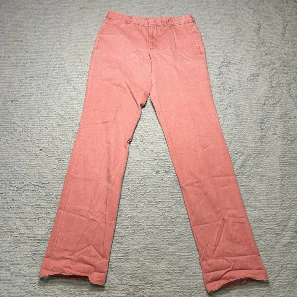 Murrays Toggery Shop Men's 33 Nantucket Red Chino Twill Pant UNHEMMED NWOT